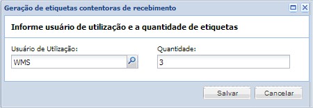etiqueta del contenedor